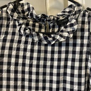 J Crew highneck swing top